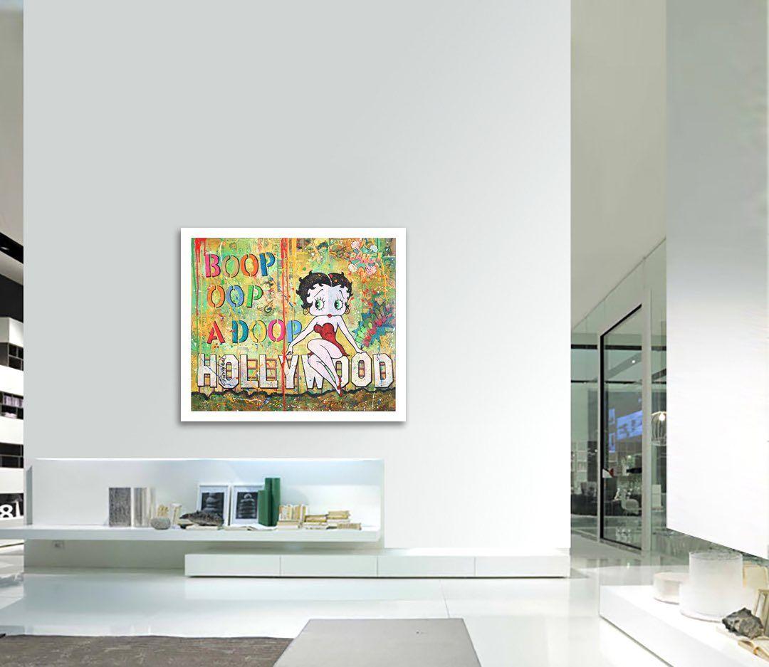 Betty Boop Hollywood, Gemälde, Acryl auf Leinwand im Angebot 2