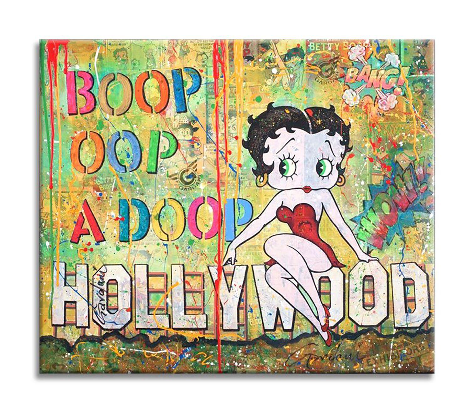 Betty Boop Hollywood, peinture, acrylique sur toile