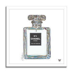 Blanc Parisienne - Original Painting on Canvas, Painting, Acrylic on Canvas