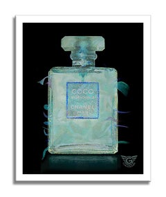 Bleu Majestic  - Original Painting on Canvas, Painting, Oil on Canvas