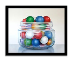 Bubble Gum -, Painting, Oil on Canvas