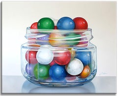 Bubble Gum -, Painting, Oil on Canvas
