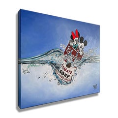 CampbellâEs water rescue, Peinture, Acrylique sur toile