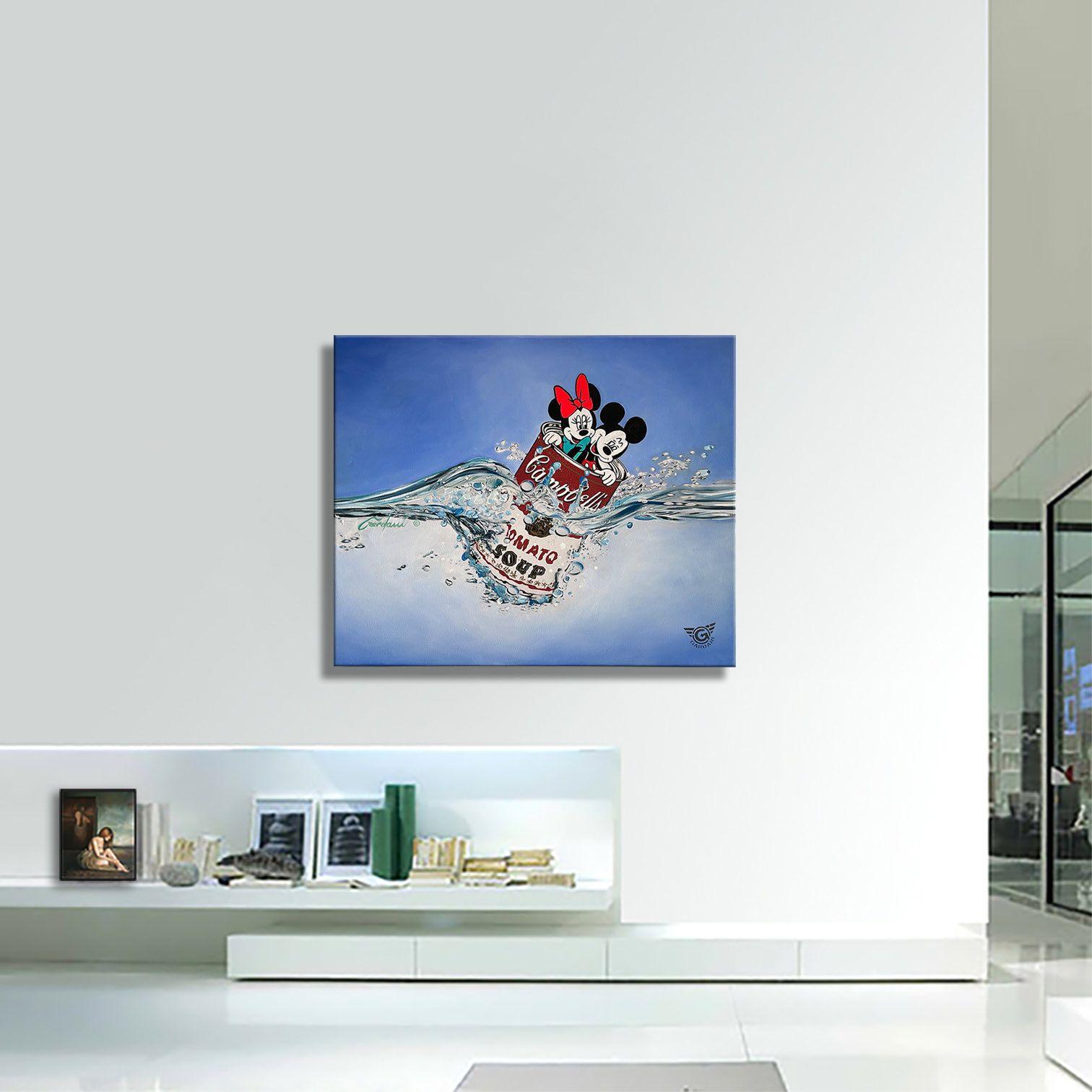 CampbellâEs water rescue, Painting, Acrylic on Canvas For Sale 3