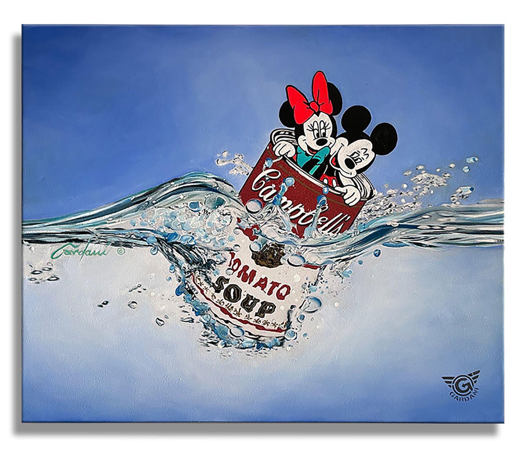 CampbellâEs water rescue, Painting, Acrylic on Canvas For Sale 4