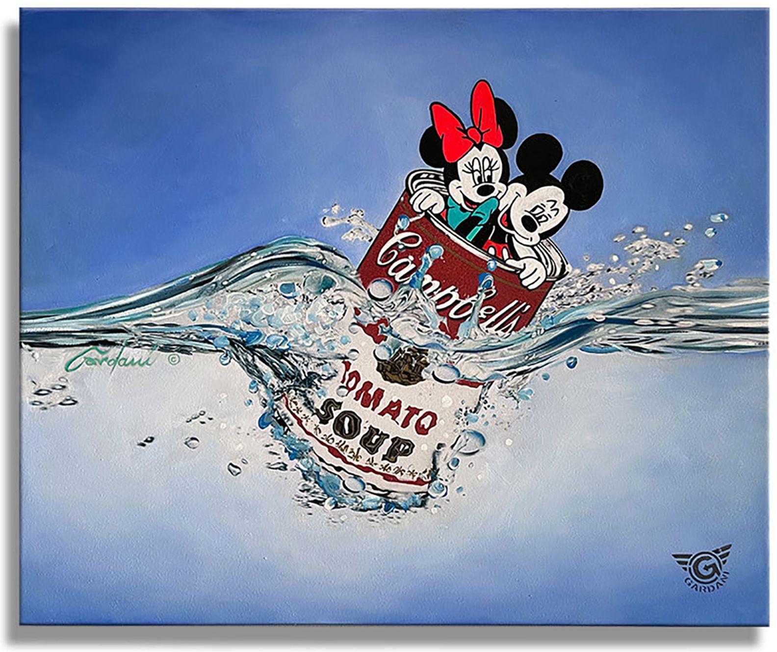 One-of-a-kind Pop Art Original Painting on Canvas by Gardani available for you. Hand signed by the Artist front and back, comes with official Gardani Certificate of Authenticity with a unique dollar bill sequence as a registration matching number of