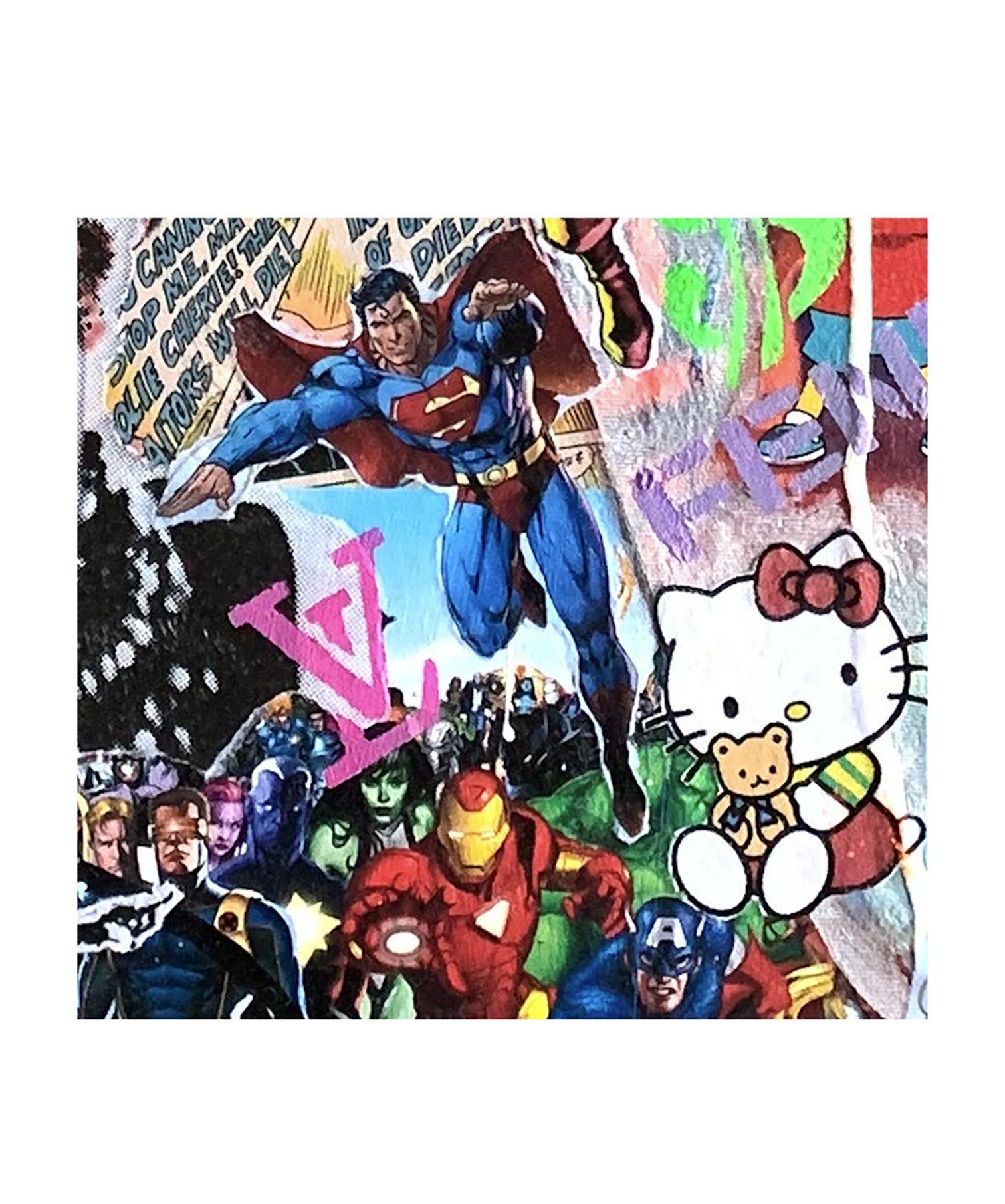 Original-Gemälde auf Leinwand.    Einzigartiges Pop-Art-Originalgemälde auf Leinwand von Gardani für Sie verfügbar. Handsigniert vom Künstler auf der Vorder- und Rückseite, mit offiziellem Gardani-Echtheitszertifikat mit einer einzigartigen