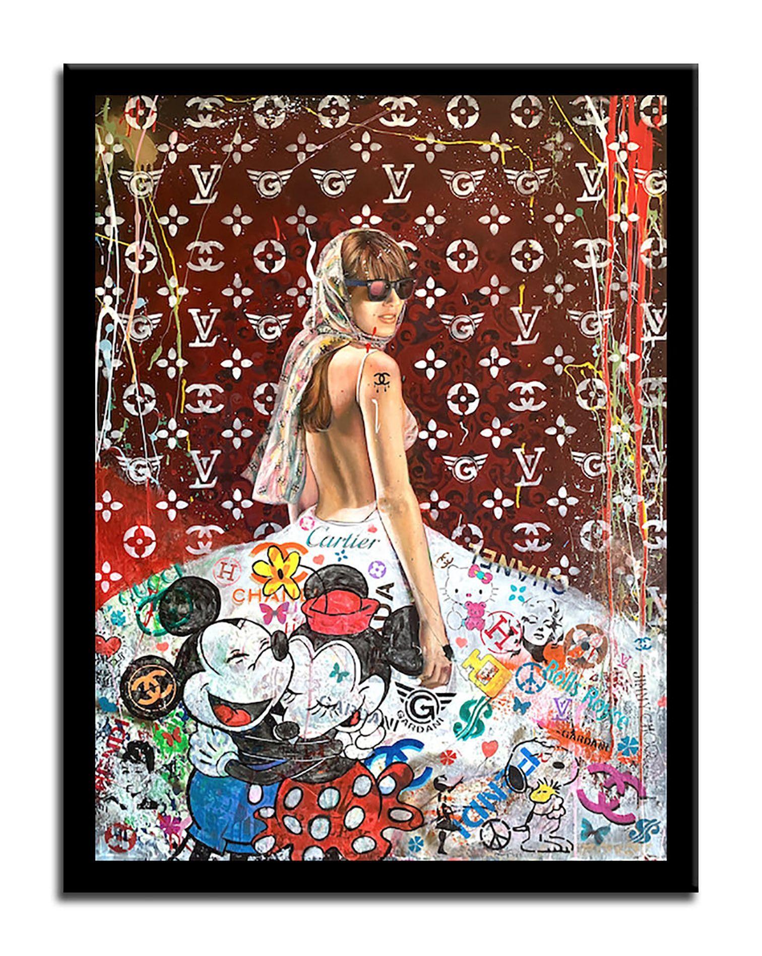 Cartier First Love, Gemälde, Öl auf Leinwand (Pop-Art), Painting, von Gardani Art