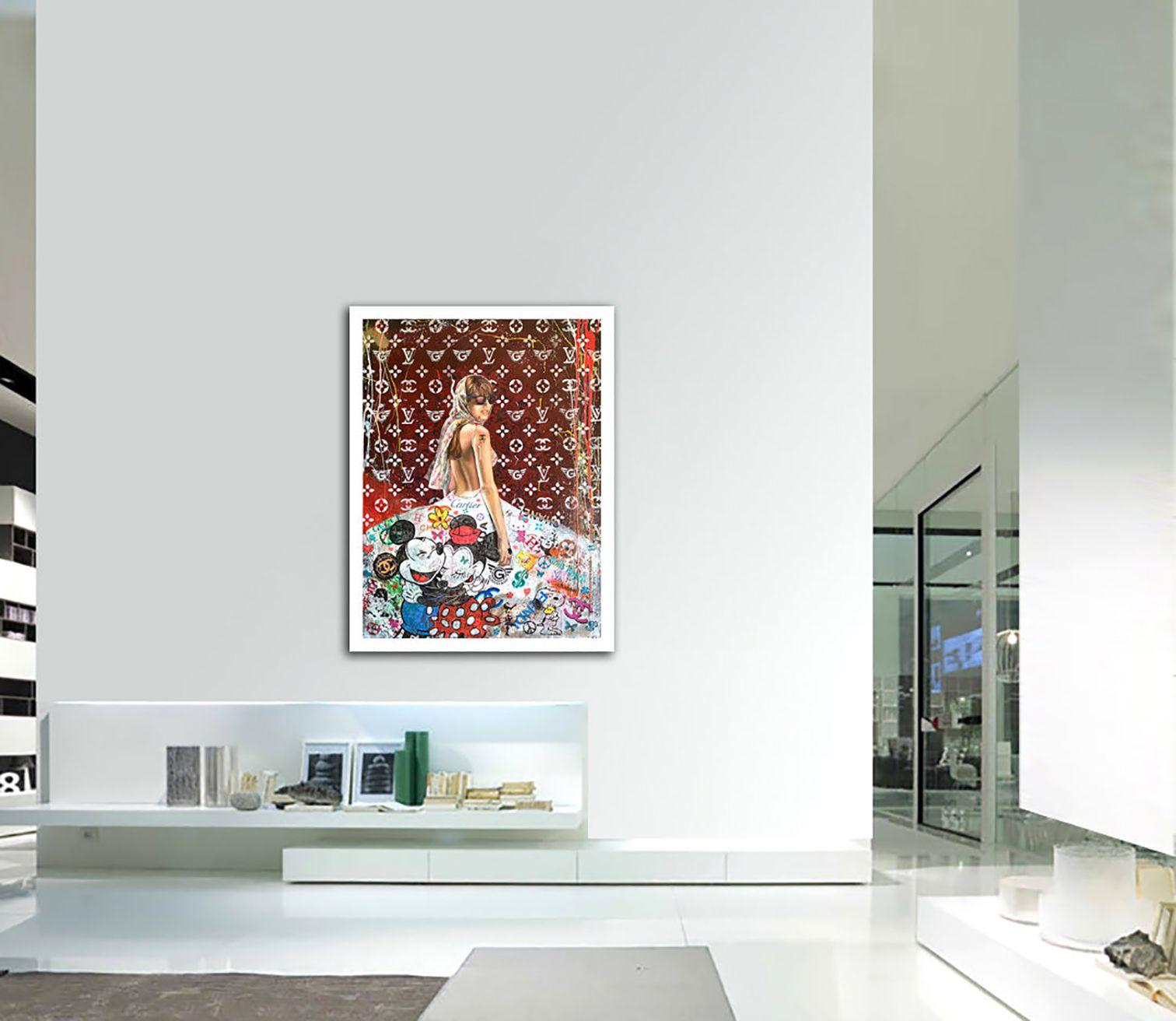 Cartier First Love, Gemälde, Öl auf Leinwand im Angebot 2