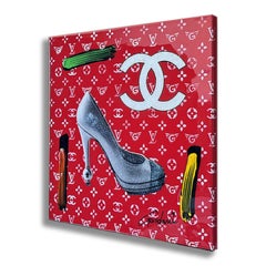 Chanel Allure, Painting, Acrylic on Canvas