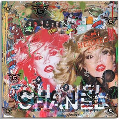 Chanel Kate Moss, Painting, Acrylic on Canvas