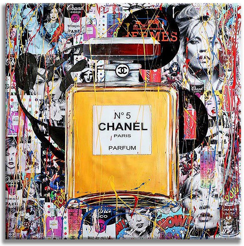 Chanel Paris Parfum, Gemälde, Acryl auf Leinwand