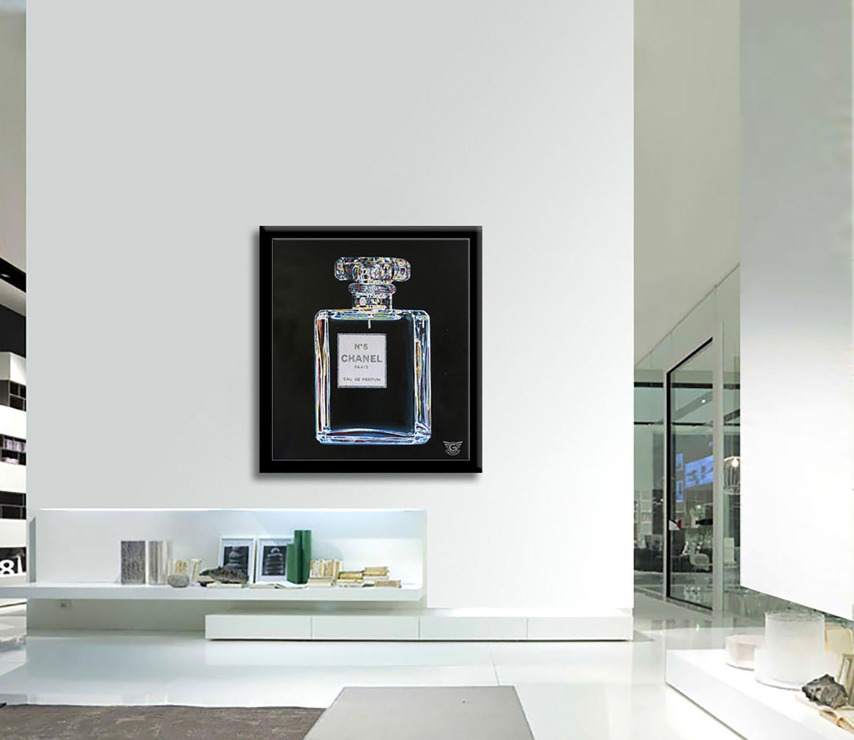 Chanel Parisien, Pittura, Acrilico su tela in vendita 2