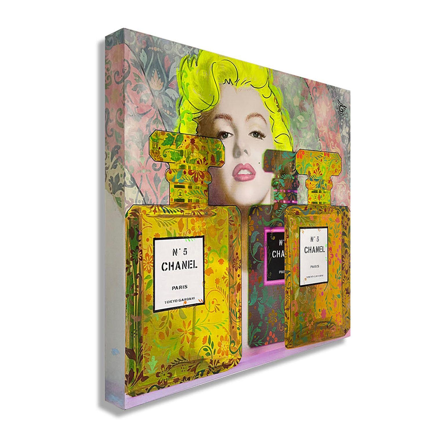 Einzigartiges Pop-Art-Originalgemälde auf Leinwand von Gardani für Sie verfügbar. Handsigniert vom Künstler auf der Vorder- und Rückseite, mit offiziellem Gardani-Echtheitszertifikat mit einer einmaligen Dollarschein-Sequenz als Registrierungsnummer