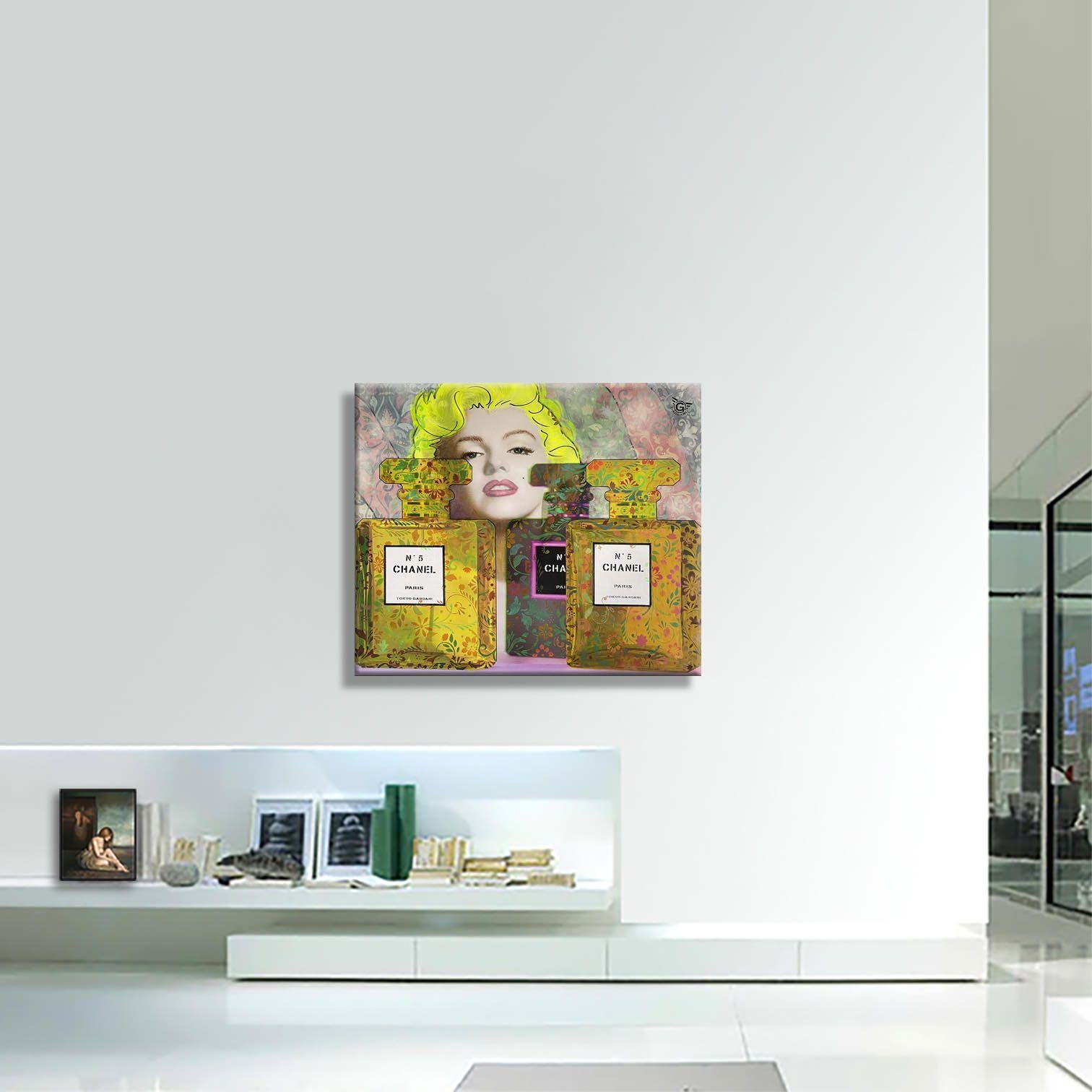 Chanel Tokyo Marilyn, Gemälde, Acryl auf Leinwand im Angebot 1