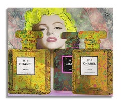 Chanel Tokyo Marilyn, Painting, Acrylic on Canvas
