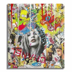 Chanel too Early – Original Painting on canvas, Painting, Acrylic on Canvas