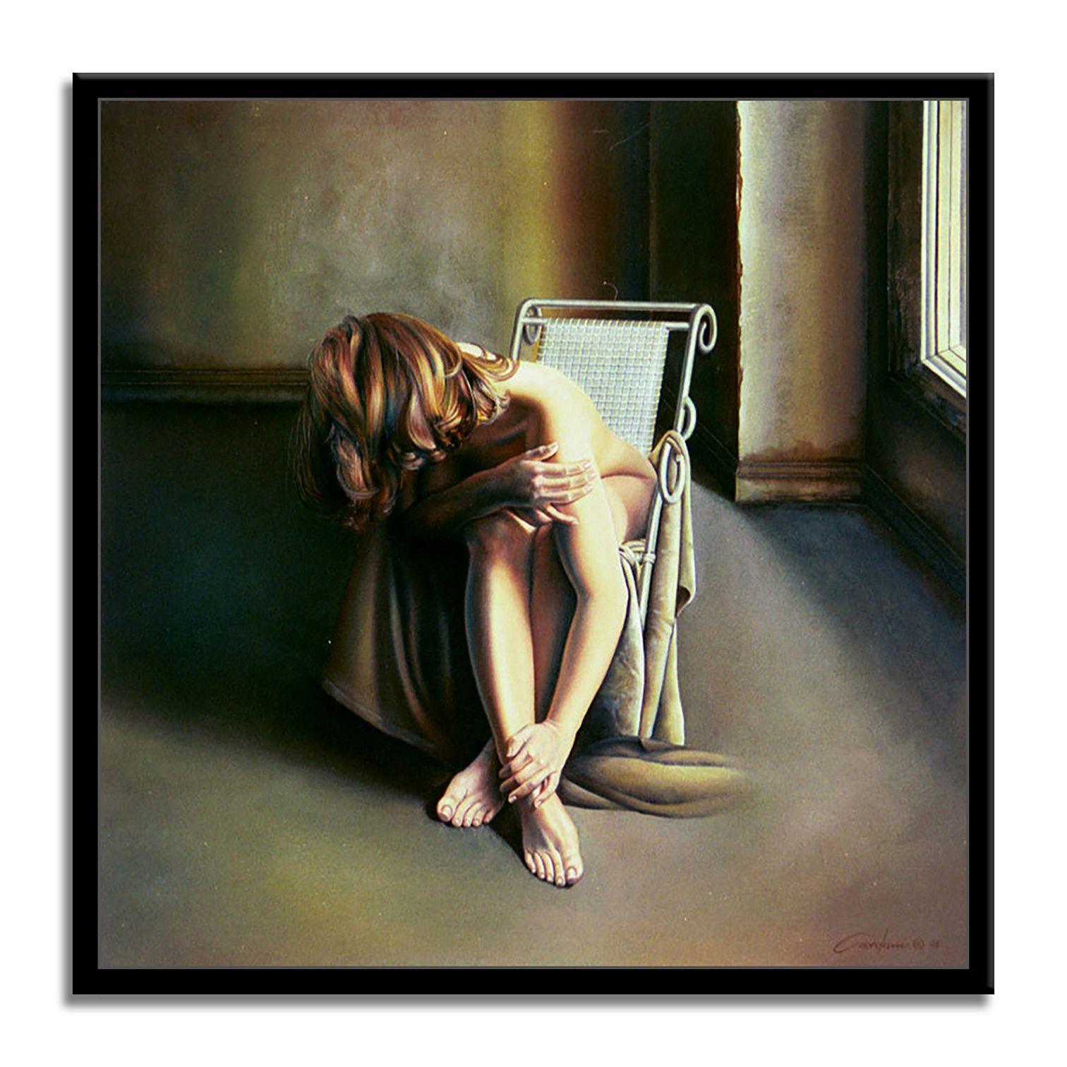 Charmante Liebe, Gemälde, Öl auf Leinwand (Realismus), Painting, von Gardani Art