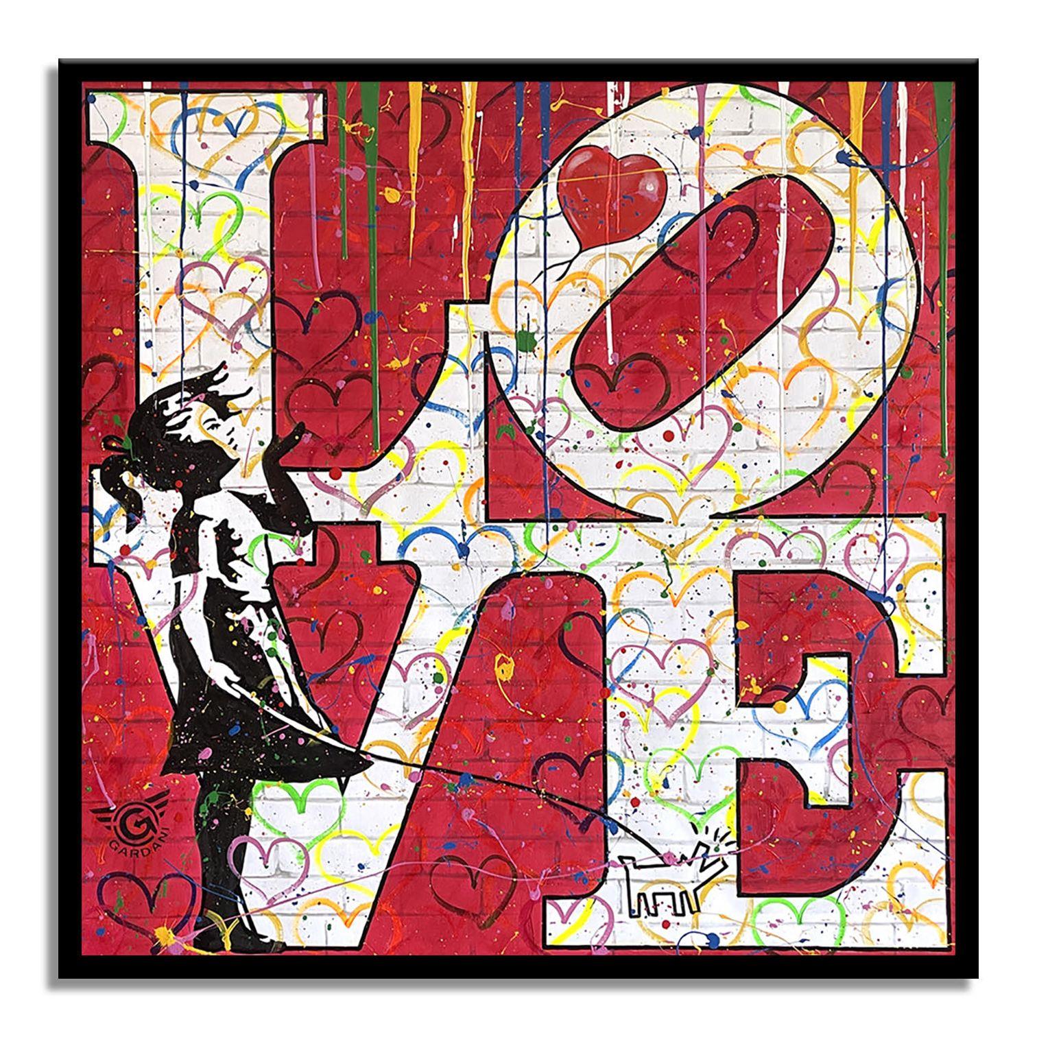 Choose Love â€“ Original Painting on Canvas, Painting, Acrylic on Canvas For Sale 2