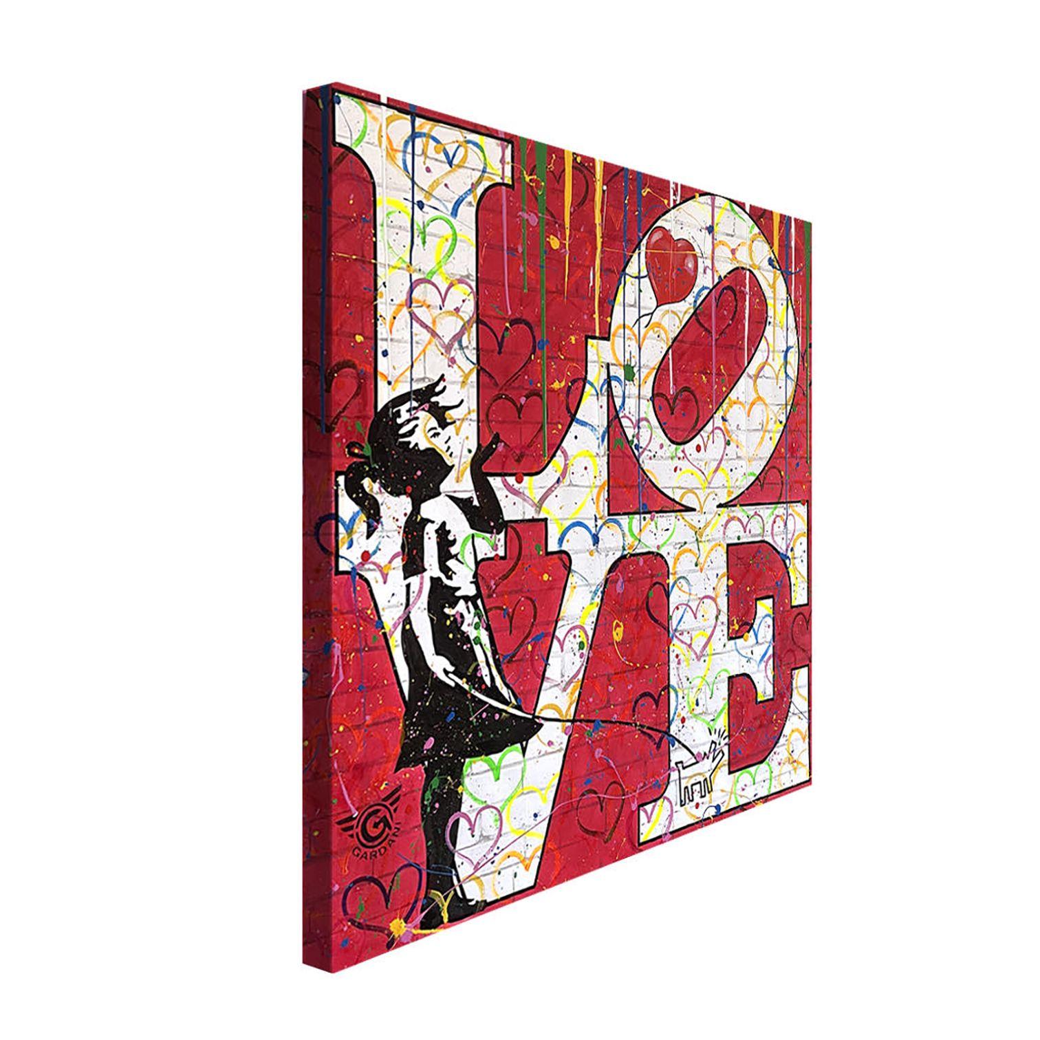 Choose Love â€“ Original Painting on Canvas, Painting, Acrylic on Canvas For Sale 4