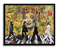 Cupid is calling 2 â€“ Original Painting on canvas, Painting, Acrylic on Canvas