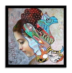 Dream Big Sylvester cat, Painting, Oil on Canvas