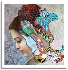 Dream Big Sylvester cat, Painting, Oil on Canvas