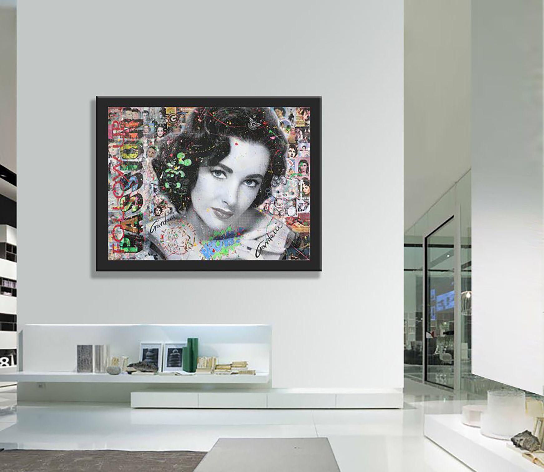 Elizabeth Taylor - Follow your Passion, Painting, Acrylic on Canvas For Sale 3