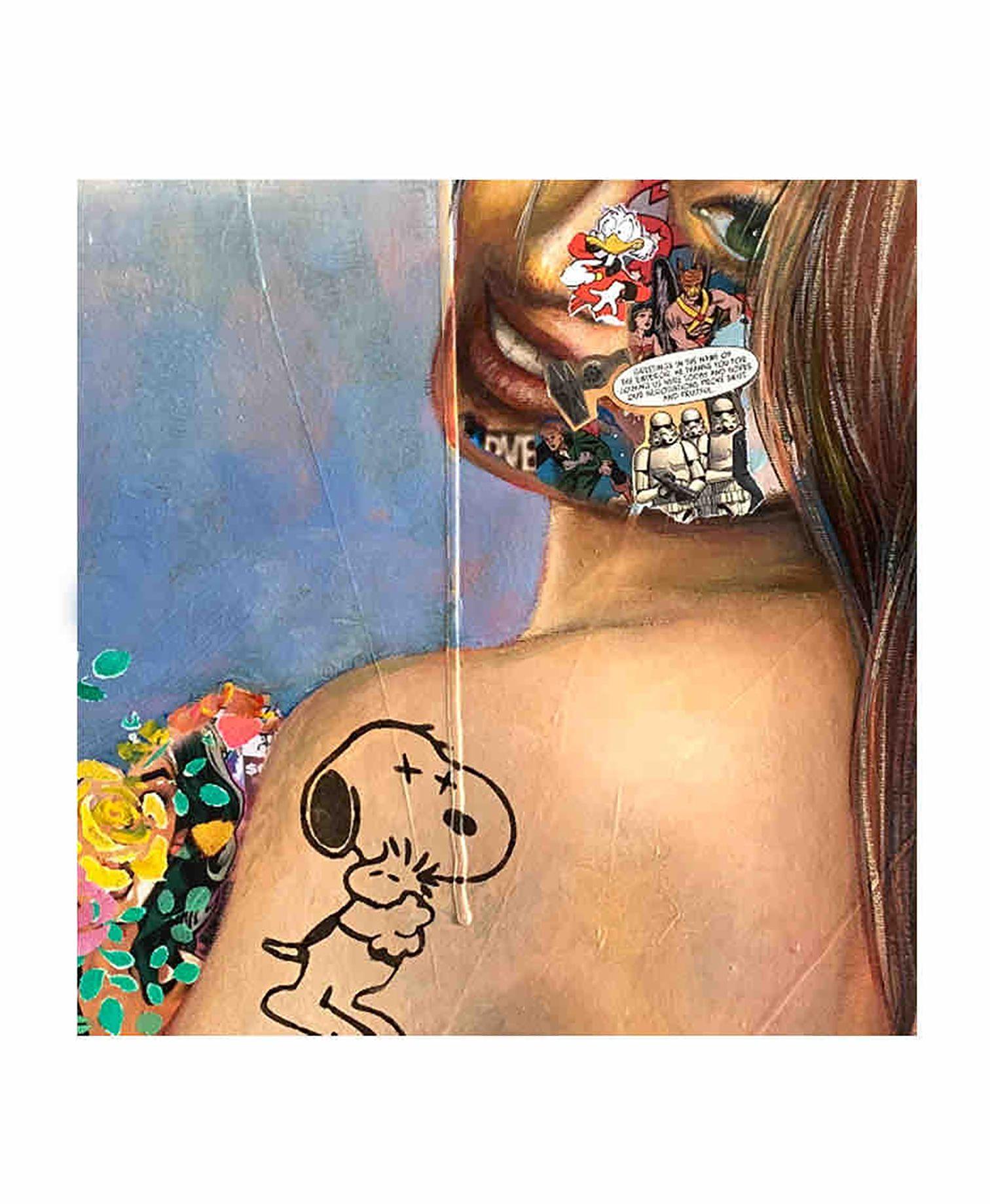 Fabelhaftes Gemälde, Acryl auf Leinwand im Angebot 2