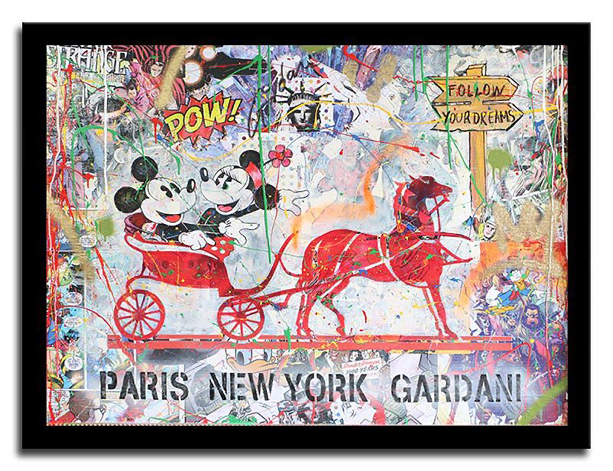 Follow your dreams - Original Painting on Canvas, Painting, Acrylic on Canvas For Sale 1