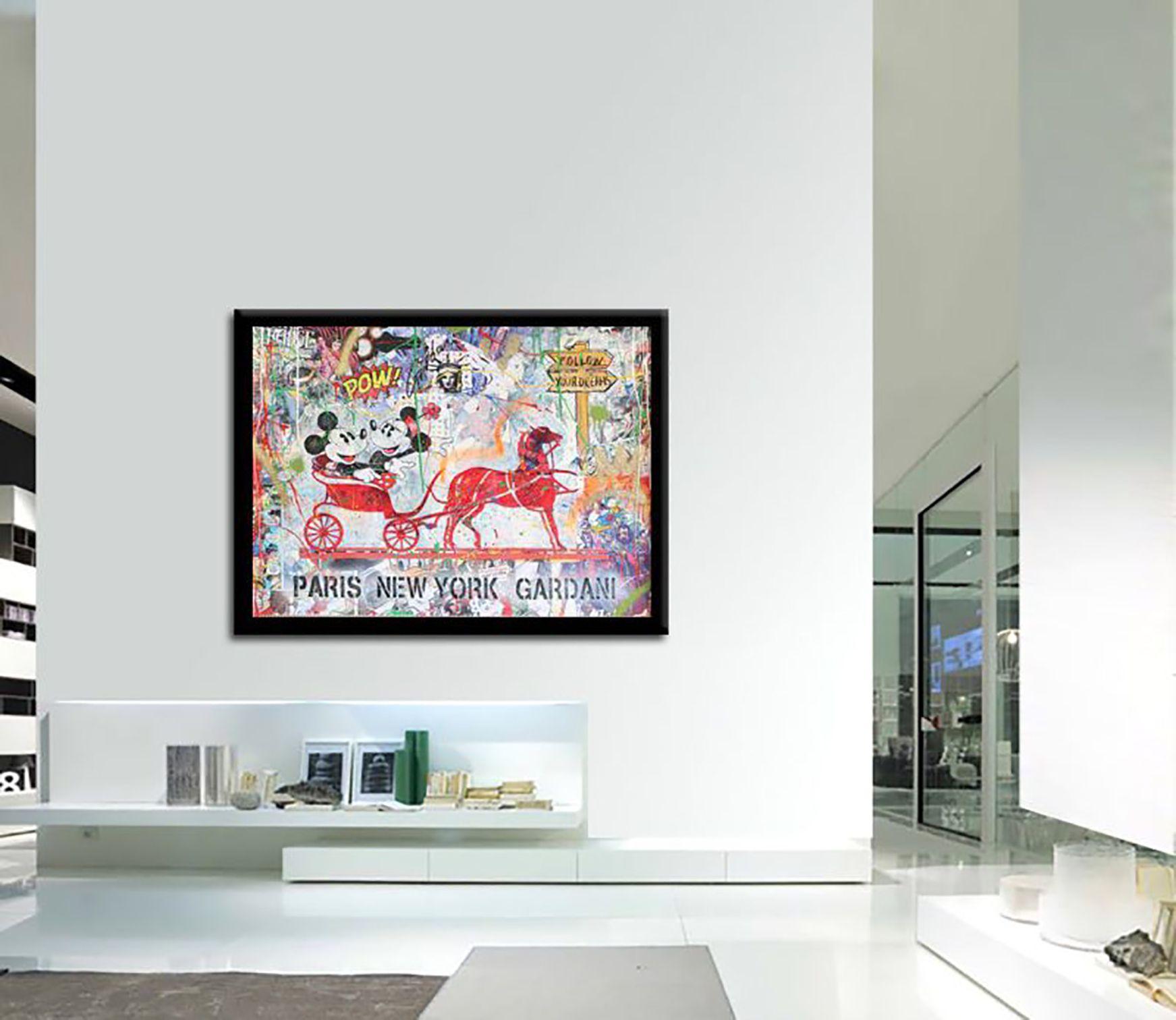 Follow your dreams - Original Painting on Canvas, Painting, Acrylic on Canvas For Sale 3