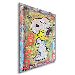 Forever Snoopy, Painting, Acrylic on Canvas