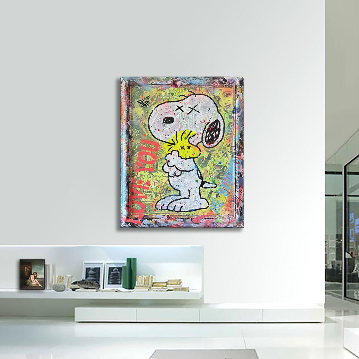 Siempre Snoopy, Pintura, Acrílico sobre lienzo en venta 1