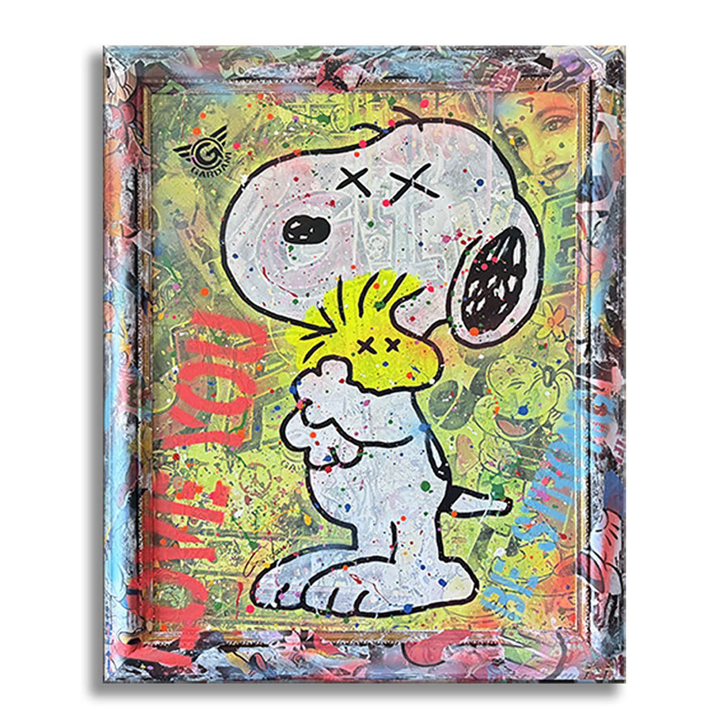 Siempre Snoopy, Pintura, Acrílico sobre lienzo en venta 2