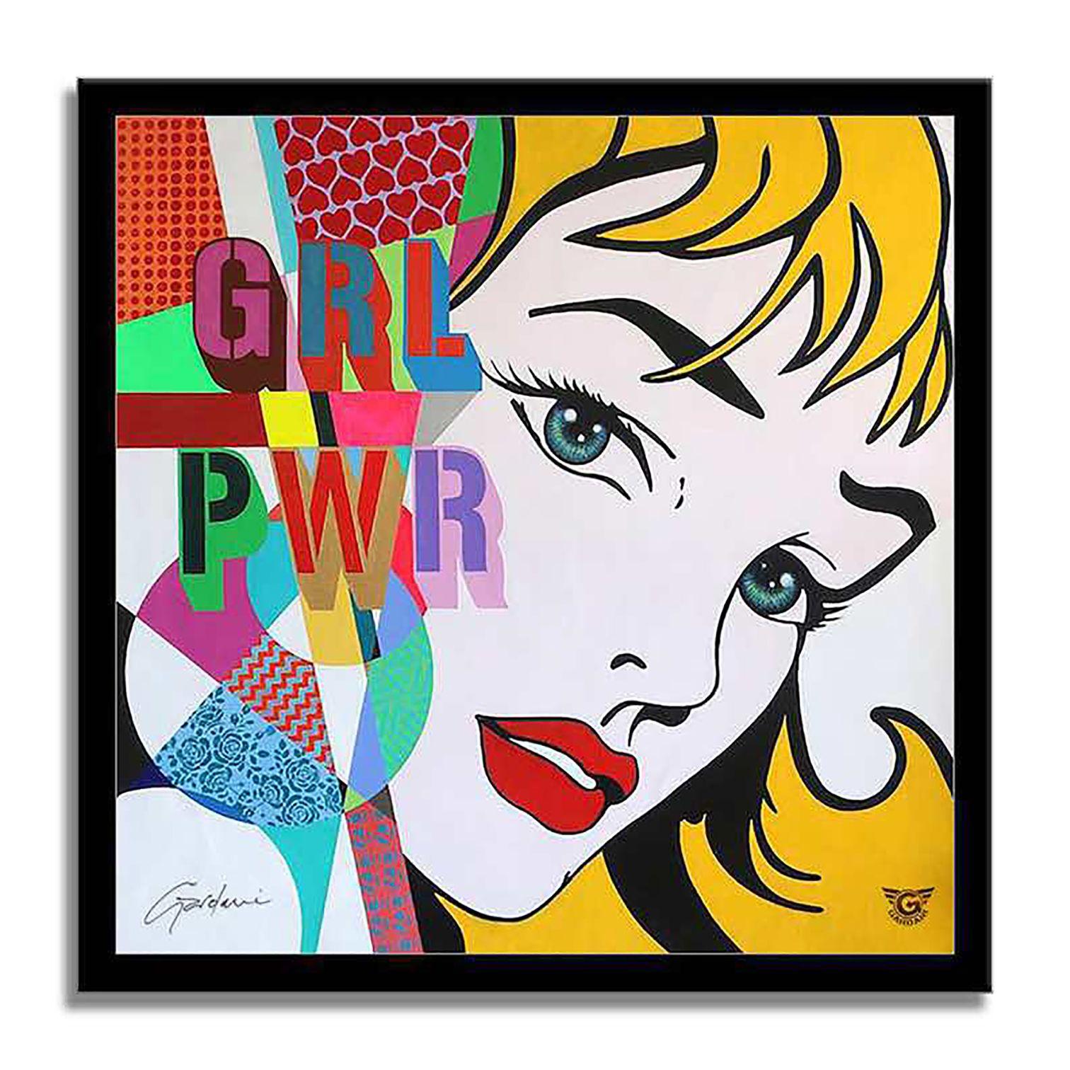 Mädchenpower, Gemälde, Acryl auf Leinwand (Pop-Art), Painting, von Gardani Art