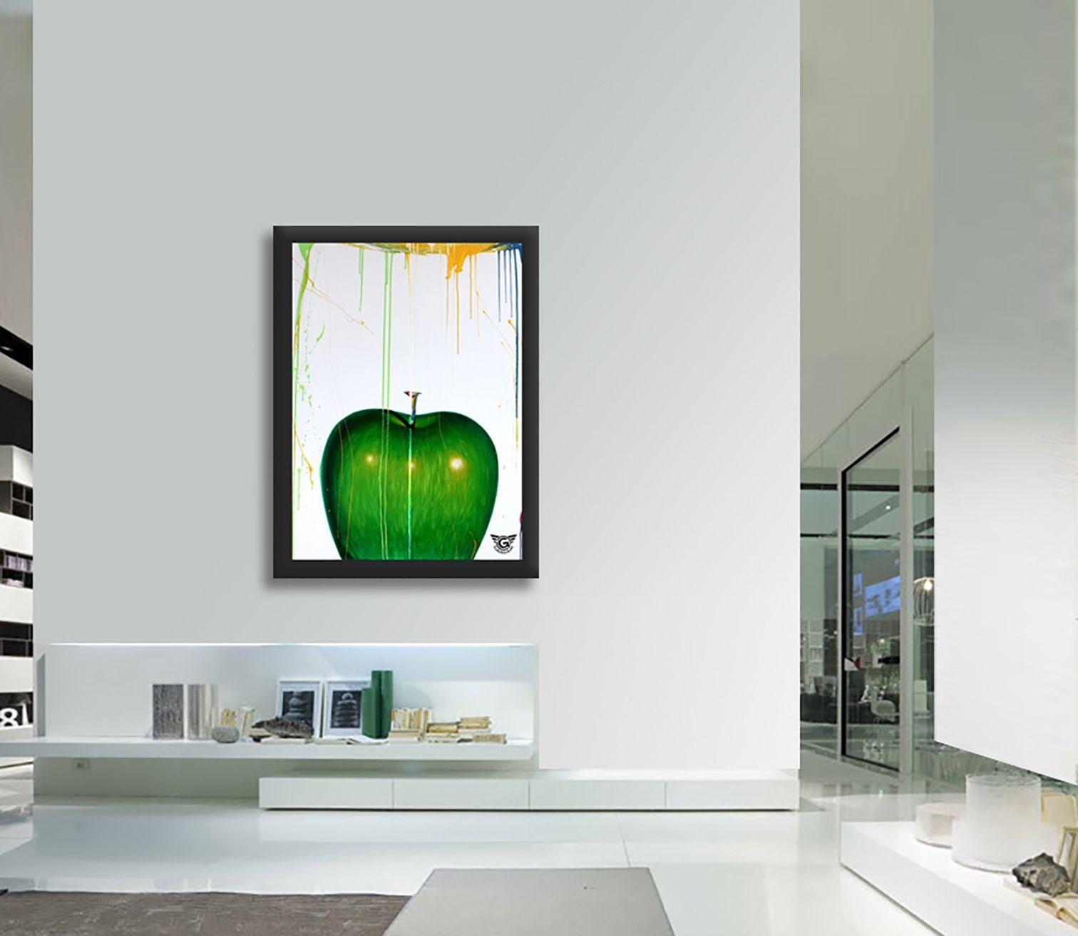 Einzigartiges Pop-Art-Originalgemälde auf Leinwand von Gardani für Sie verfügbar. Handsigniert vom Künstler auf der Vorder- und Rückseite, mit offiziellem Gardani-Echtheitszertifikat mit einer einzigartigen Dollarschein-Sequenz als