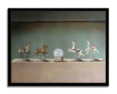 Happiest Carousel -, Painting, Oil on Canvas