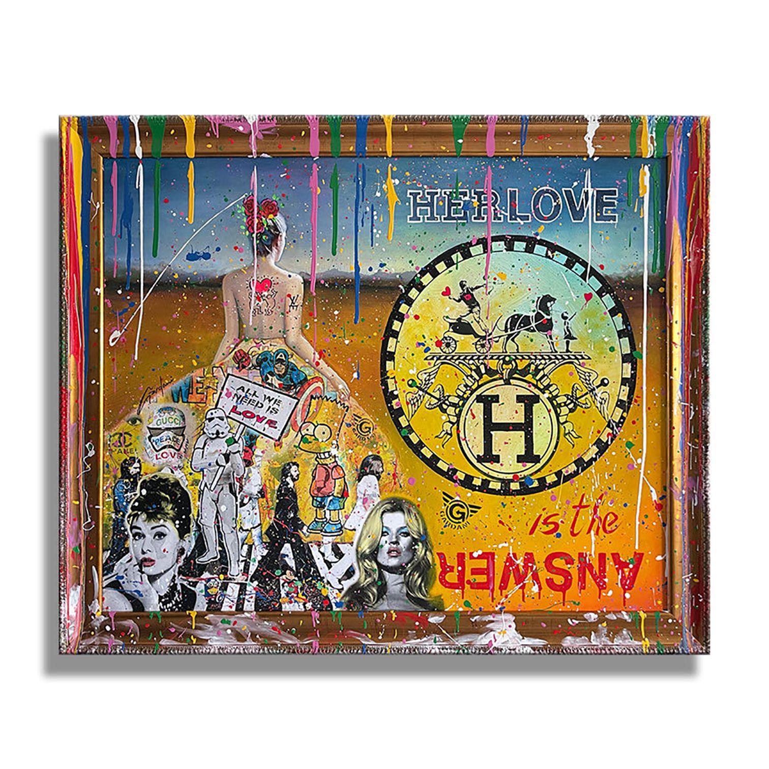 Ihre Liebe, Gemälde, Acryl auf Leinwand im Angebot 2