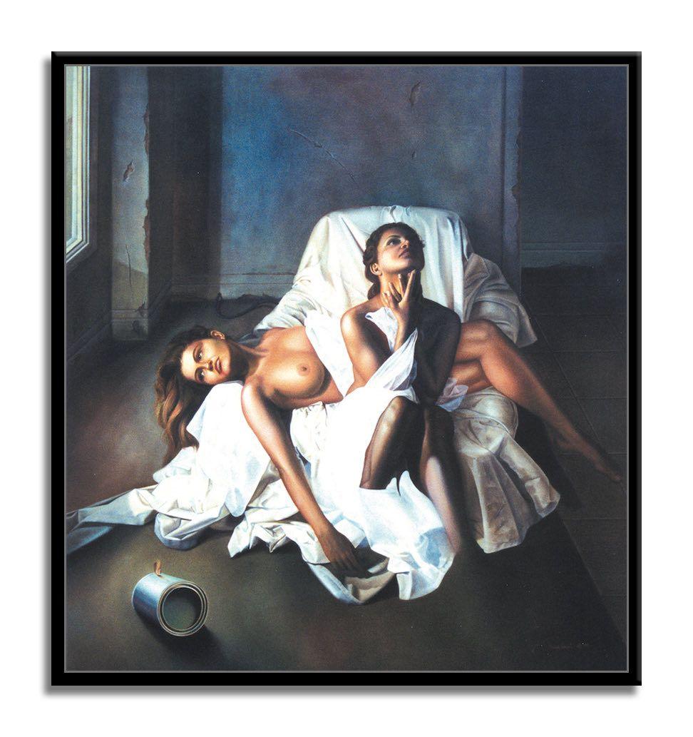 Here or there, Painting, Oil on Canvas For Sale 1