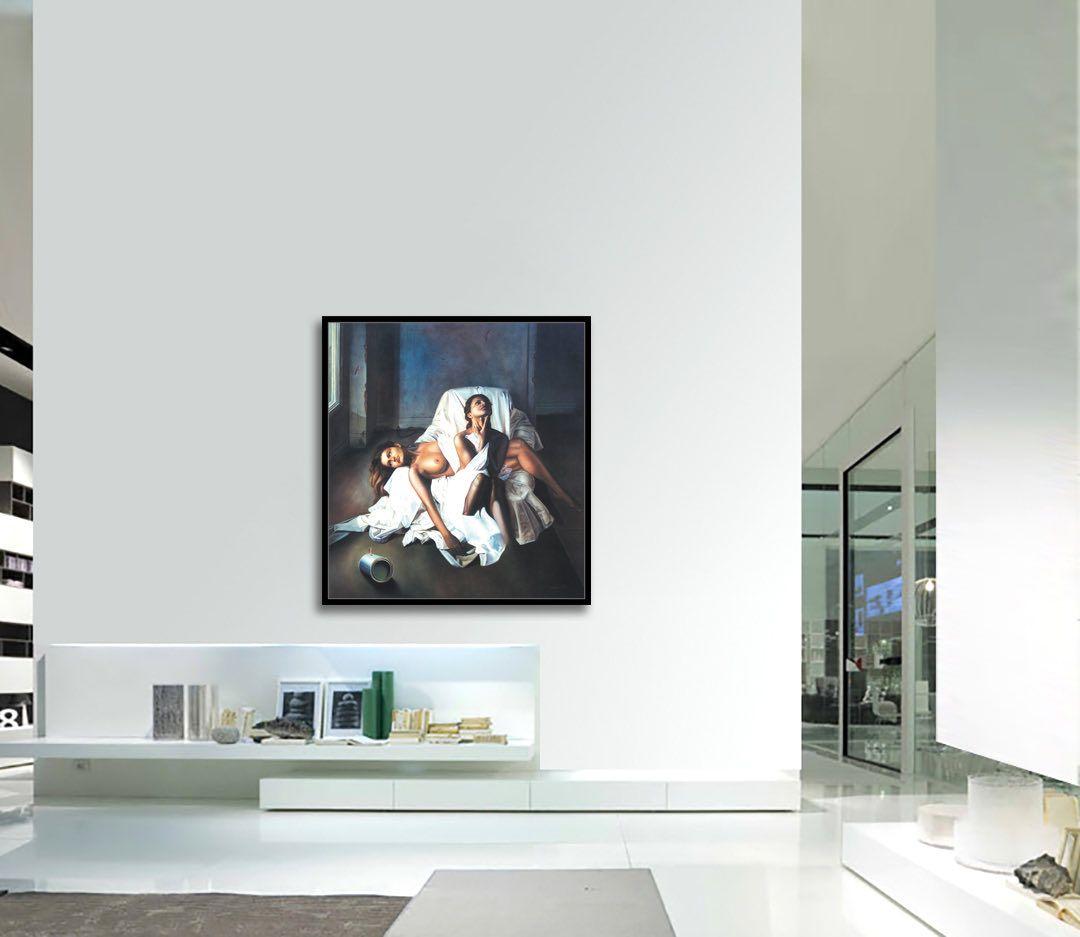Here or there, Painting, Oil on Canvas For Sale 2