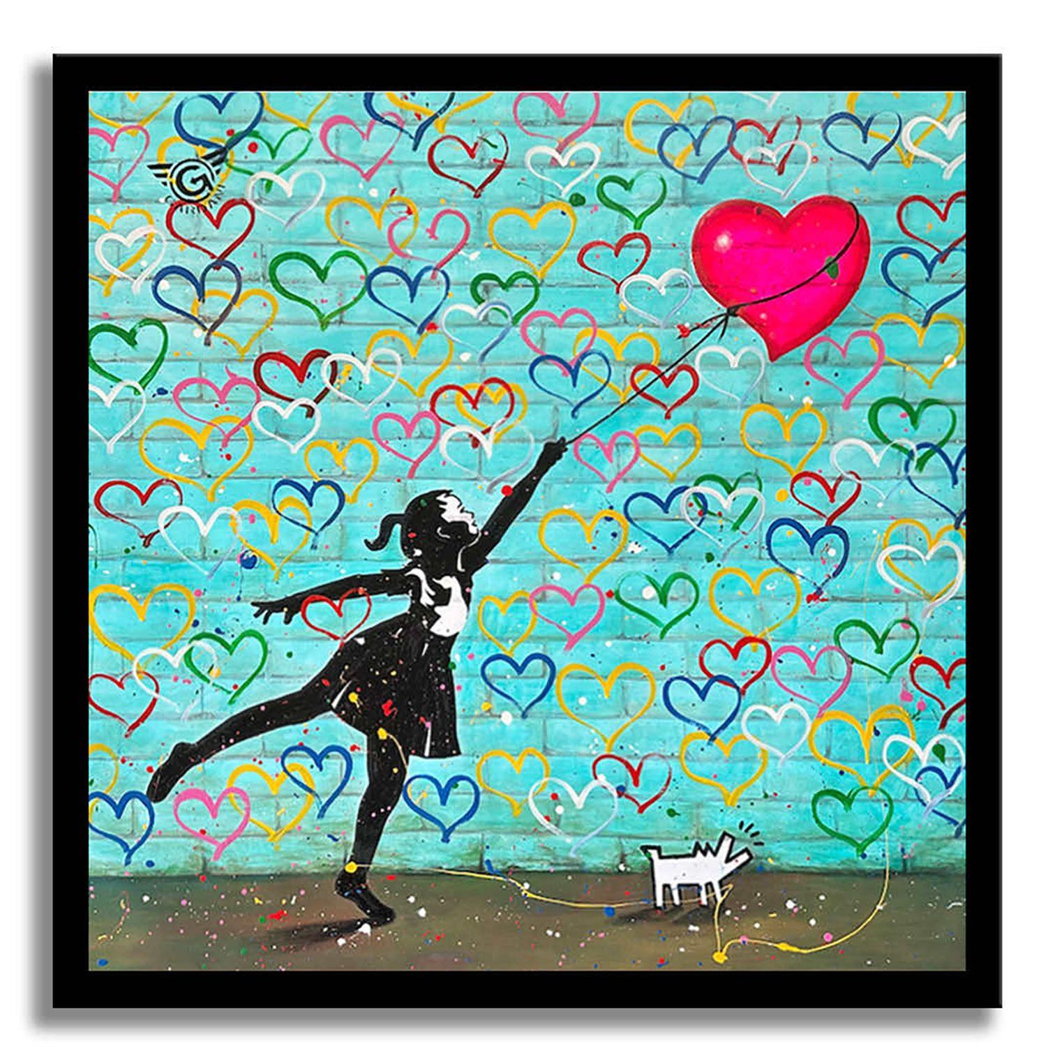 Hold my Heart â€“ Original Painting on canvas, Painting, Acrylic on Canvas For Sale 2