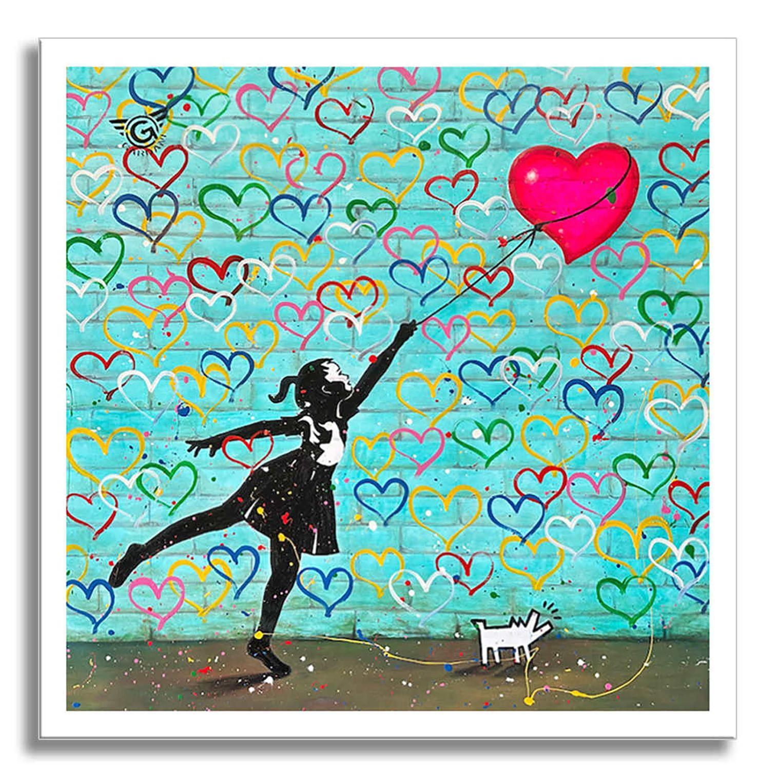 Hold my Heart â€“ Original Painting on canvas, Painting, Acrylic on Canvas For Sale 4