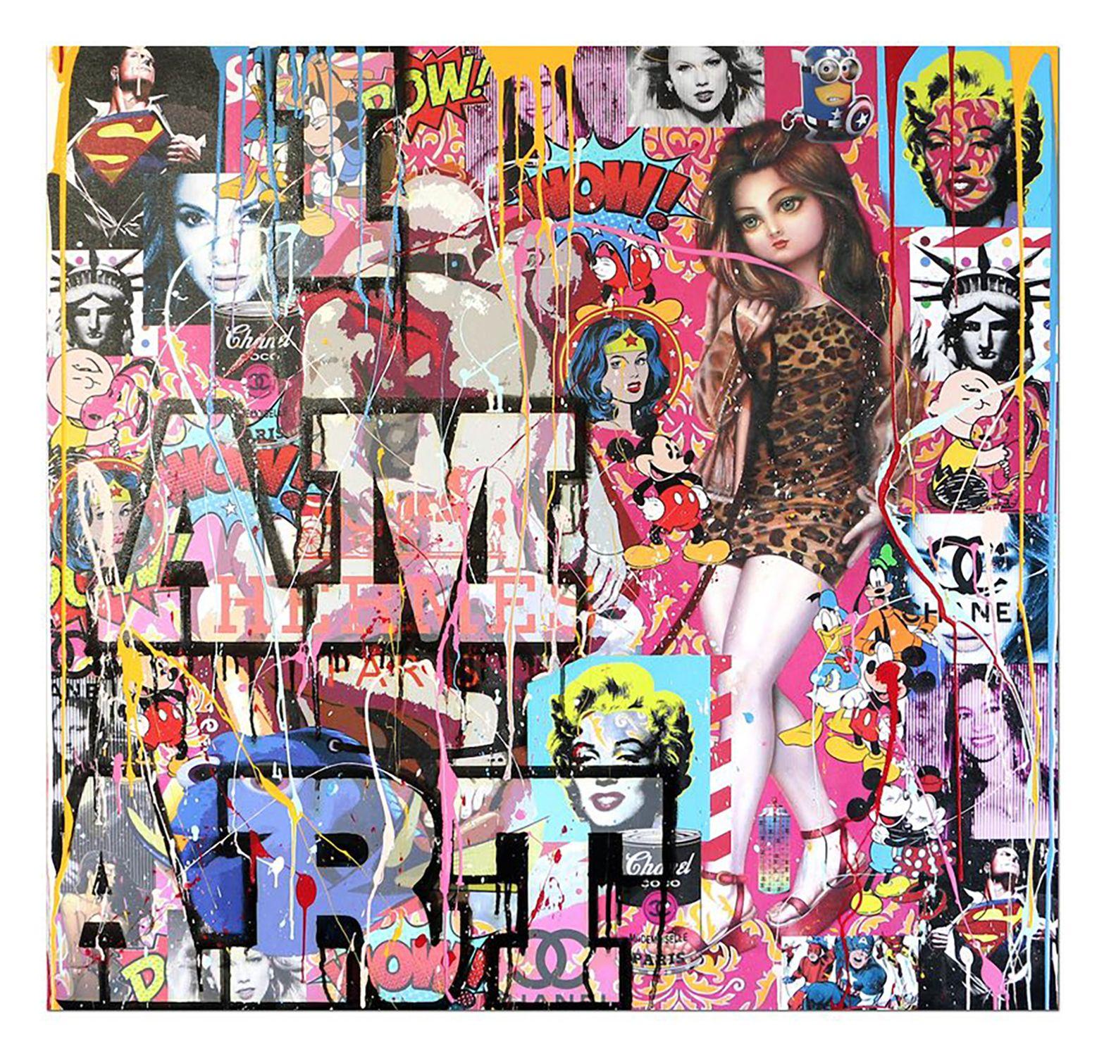 IO SONO ARTE, Pittura, Acrilico su tela - Painting Pop Art di Gardani Art