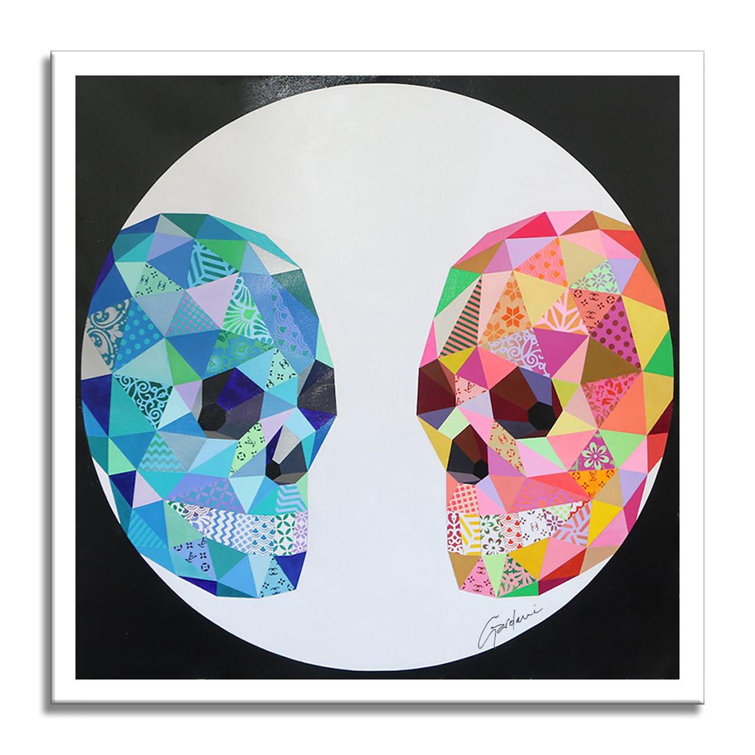 Original-Gemälde auf Leinwand.    Einzigartiges Pop-Art-Originalgemälde auf Leinwand von Gardani für Sie verfügbar. Handsigniert vom Künstler auf der Vorder- und Rückseite, mit offiziellem Gardani-Echtheitszertifikat mit einer einzigartigen