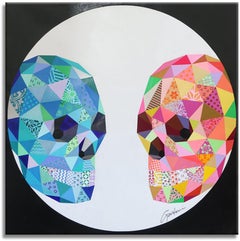 No puedo apartar los ojos de ti, Pintura, Acrílico sobre lienzo