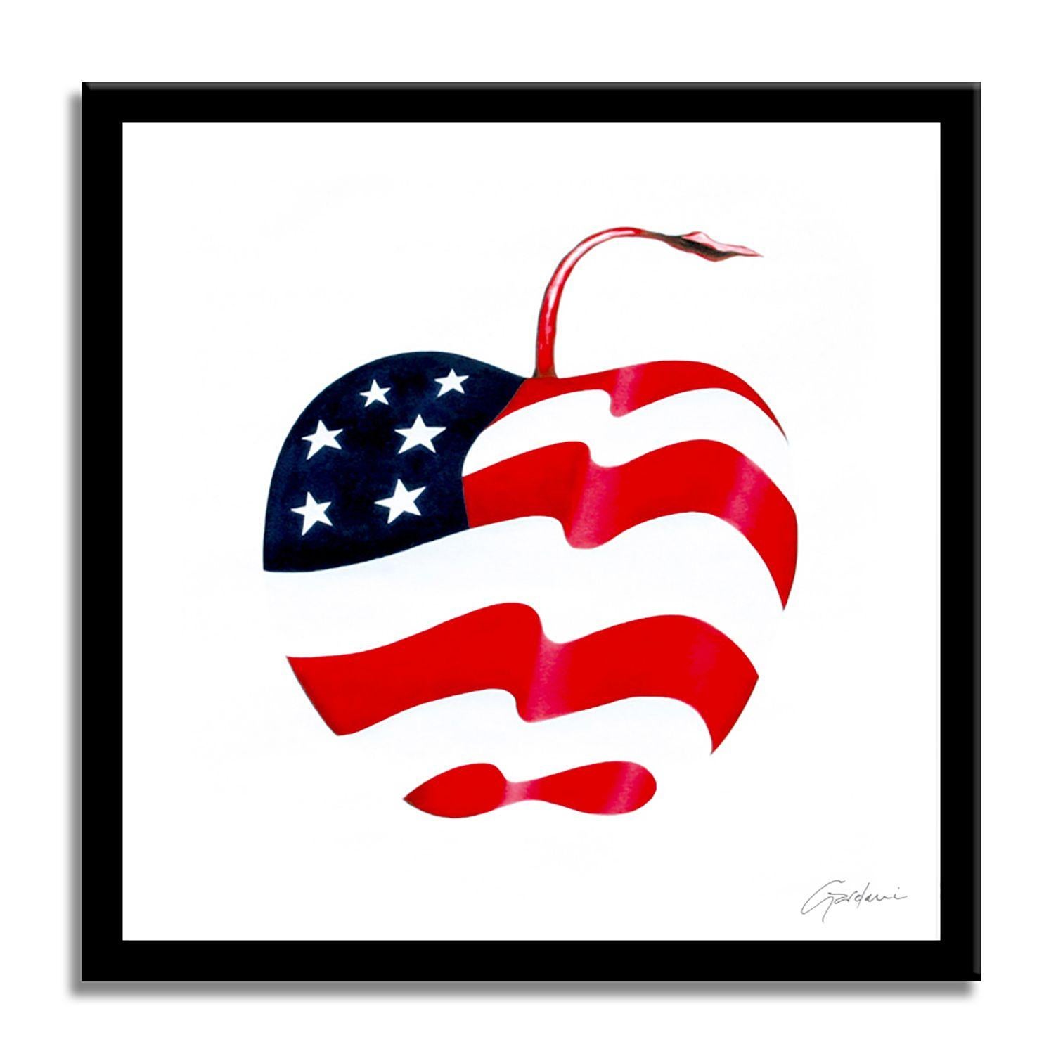 I Love New York, Gemälde, Öl auf Leinwand (Pop-Art), Painting, von Gardani Art