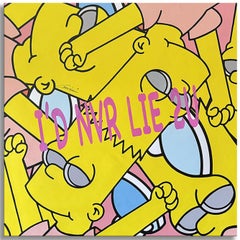 I'd never lie to you Bart, Painting, Acrylic on Canvas
