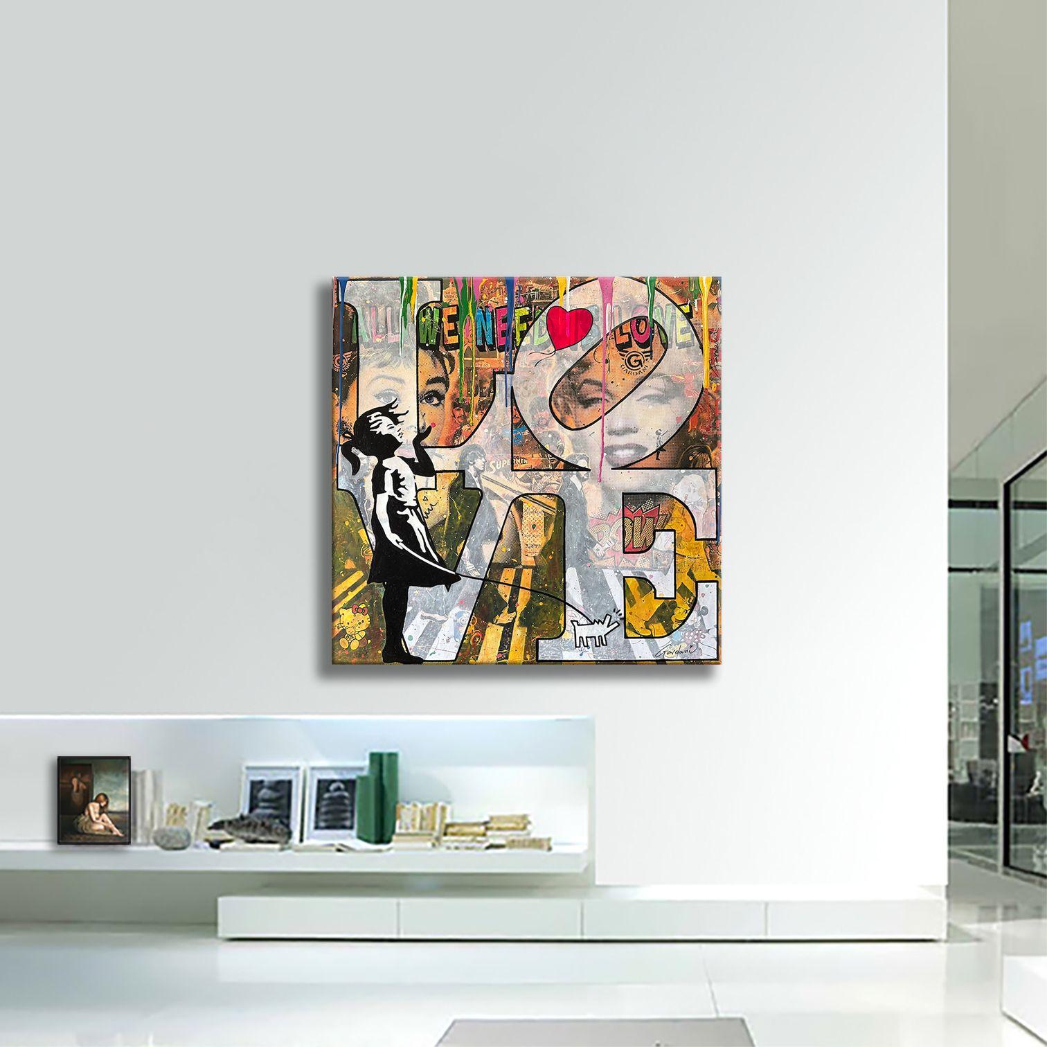 Ich werde Sie nie vergessen, Gemälde, Acryl auf Leinwand (Pop-Art), Painting, von Gardani Art