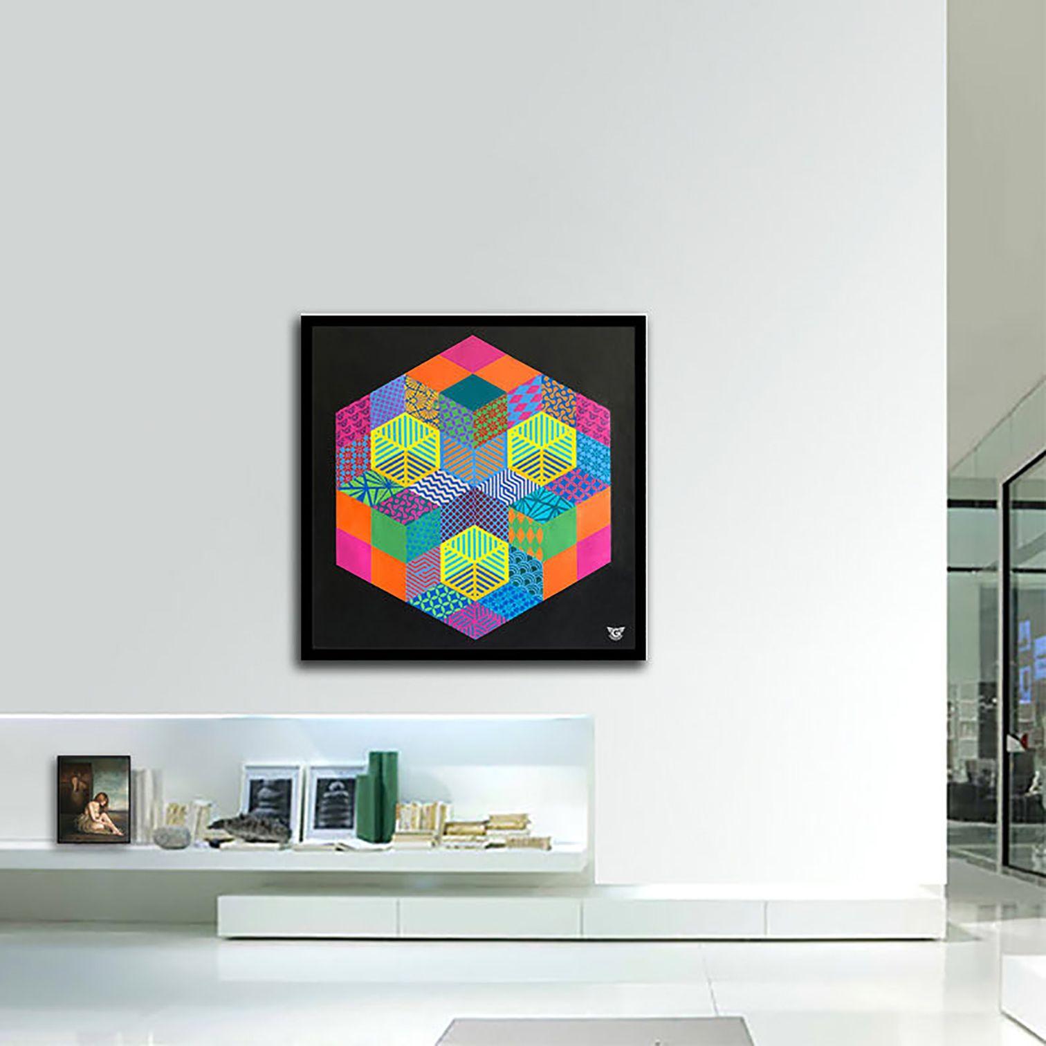 Invisible Waters, Painting, Acrylic on Canvas For Sale 1