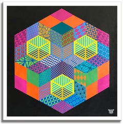 Invisible Waters, Painting, Acrylic on Canvas
